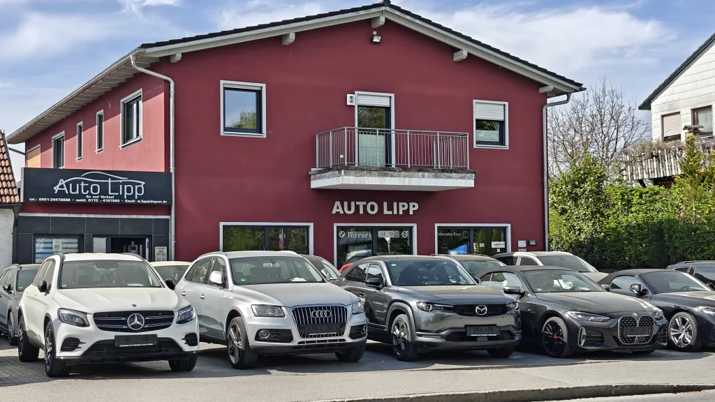 Aussenansicht Automobile Lipp in Metten bei Deggendorf